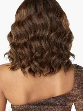 Sensationnel Brown Wavy Synthetic Wig
